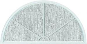 RAN Transom Half Round Sunburst 5L